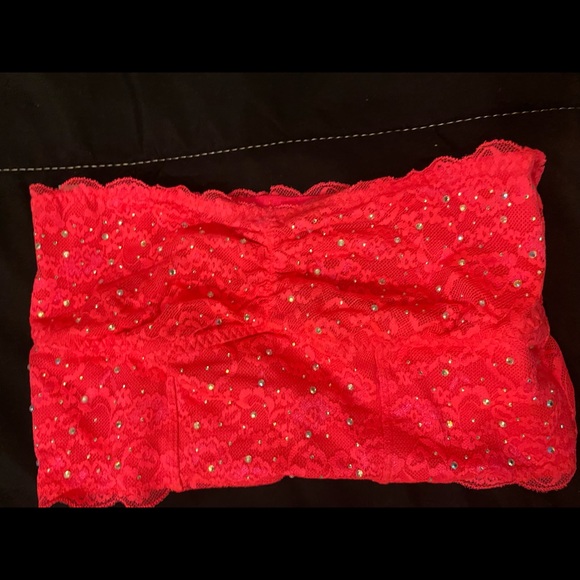 Pink dazzled crop top from Victoria Secret PINK size M - Picture 1 of 3